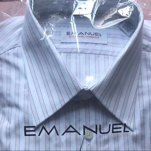 Emanuel Ungaro lilac striped shirt